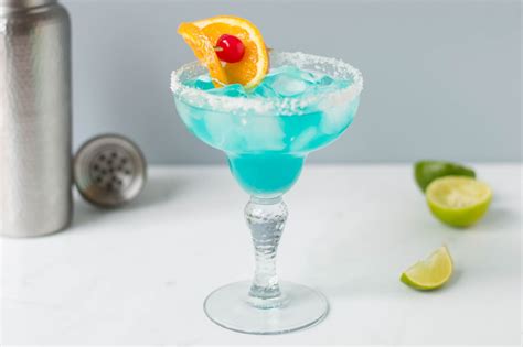 the-easiest-blue-margarita-recipe-with-blue-curacao image