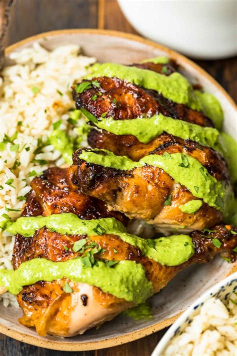 peruvian-chicken-with-green-sauce-whole-roasted image