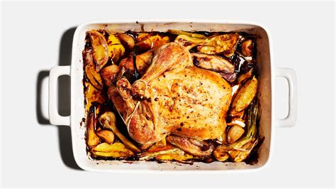 slow-roasted-chicken-with-all-the-garlic-recipe-bon image