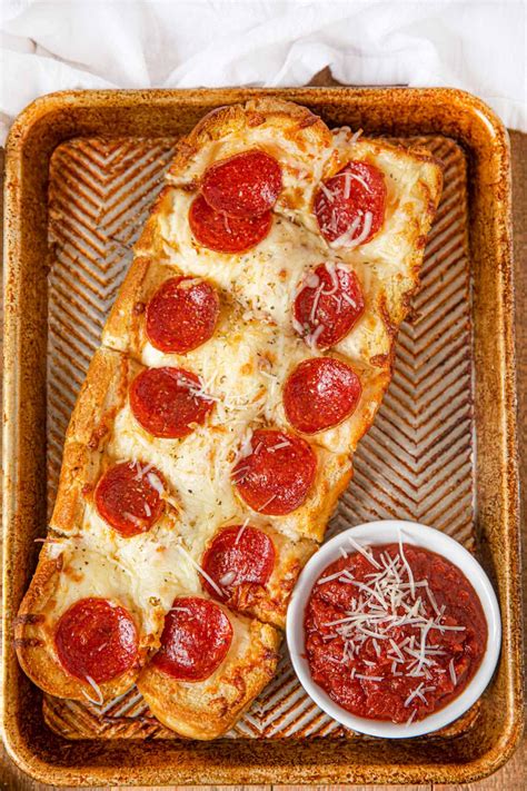 pepperoni-cheesy-bread-recipe-easy-snackappetizer image