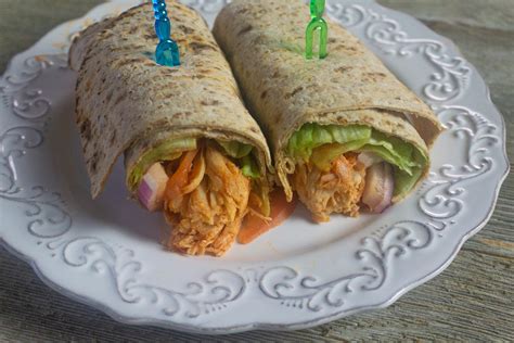 instant-buffalo-chicken-wrap-love-on-a-plate-instant-pot image