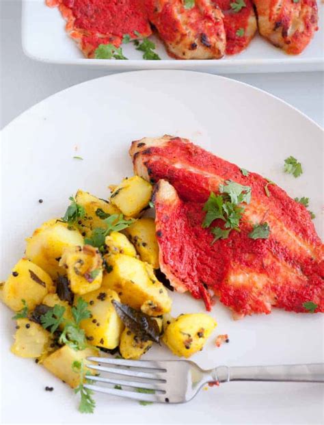 baked-fish-in-tandoori-masala-15-mins-veena image