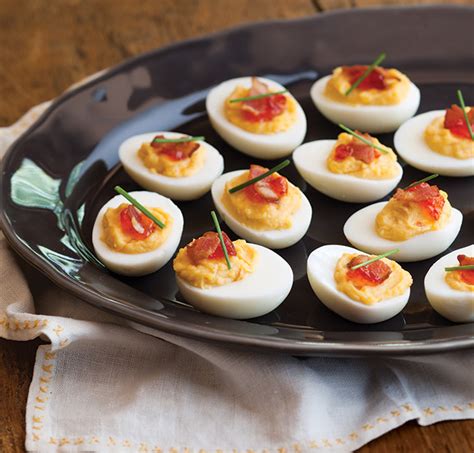 deviled-eggs-with-pepper-jelly-and-bacon-taste-of image