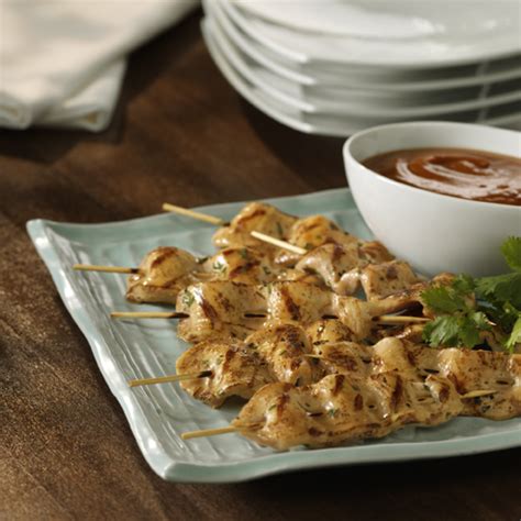 coconut-chicken-kabobs-with-spicy-peanut-dipping image