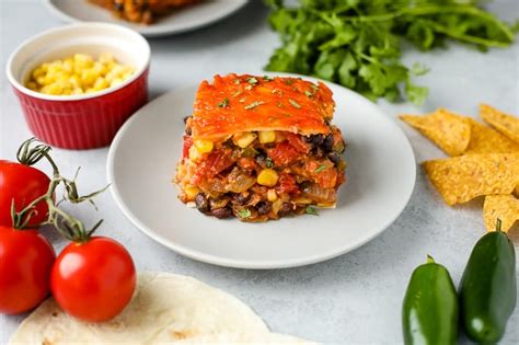 vegetarian-enchilada-lasagna-i-heart-vegetables image