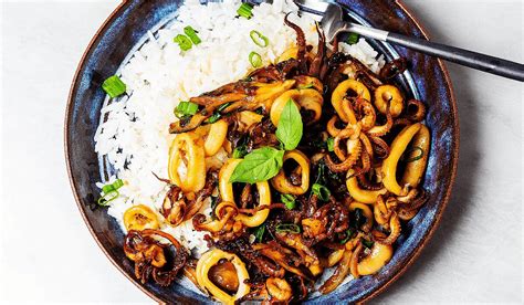 spicy-thai-basil-squid-tried-and-true image