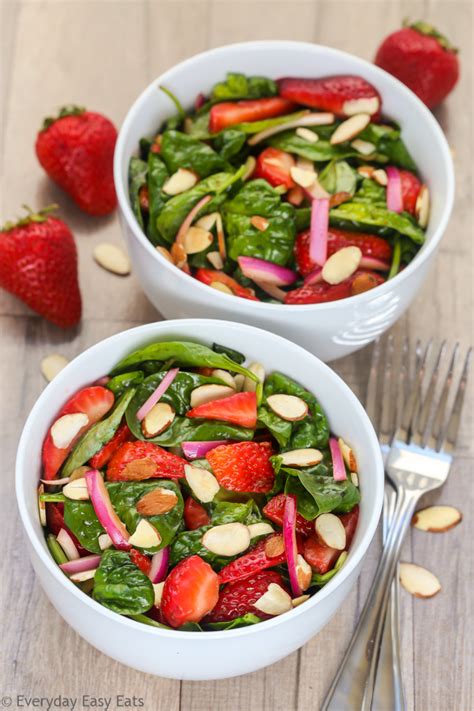 the-best-strawberry-spinach-salad-with-balsamic-dressing image