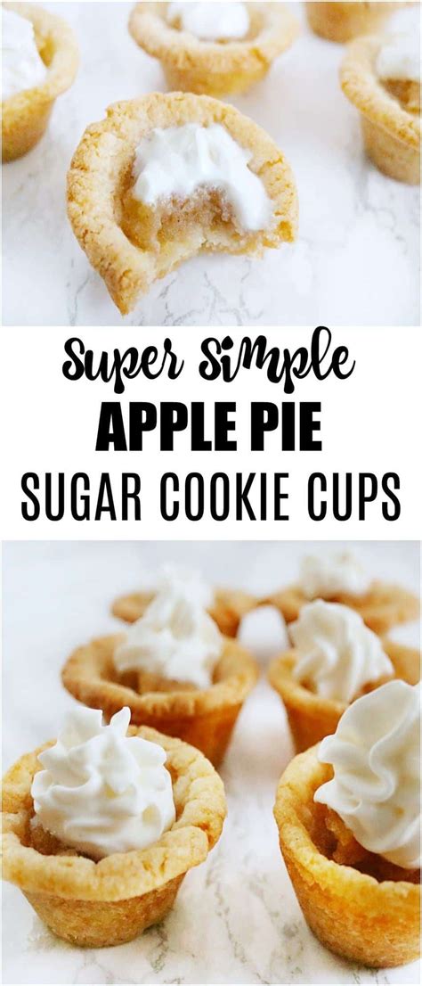 apple-pie-sugar-cookie-cups-easy-cookie image