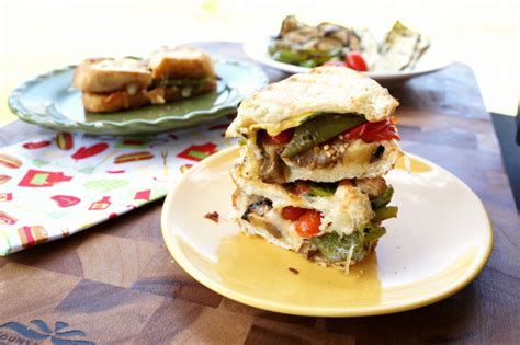 grilled-vegetable-panini-the-baking-fairy image