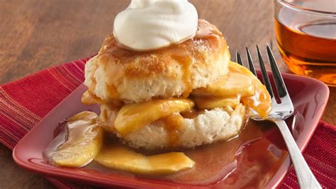 caramel-apple-shortcakes-recipe-pillsburycom image