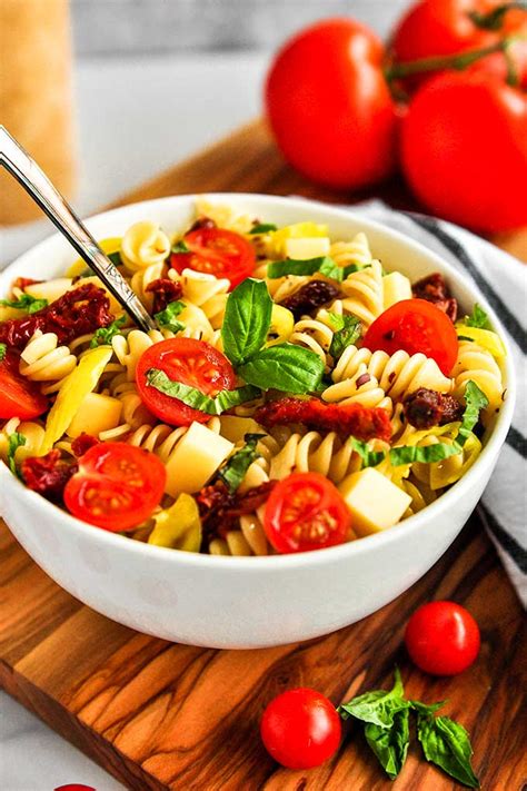 spicy-pasta-salad-home-cooked-harvest image