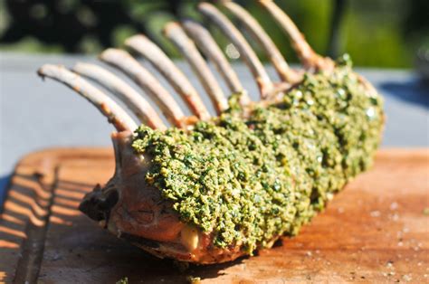 grilled-mustard-and-herb-crusted-rack-of-lamb image