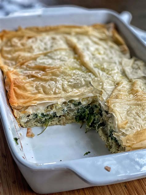 spinach-egg-bake-with-phyllo-sweet-savory-and-steph image