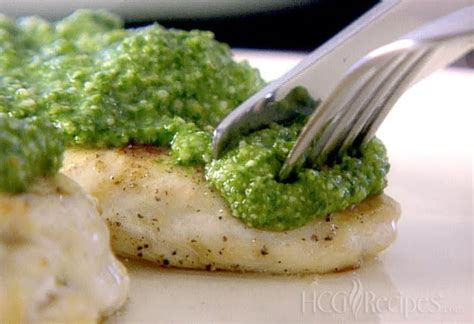 spinach-pesto-chicken-recipe-for-the-hcg-diet-phase-2 image