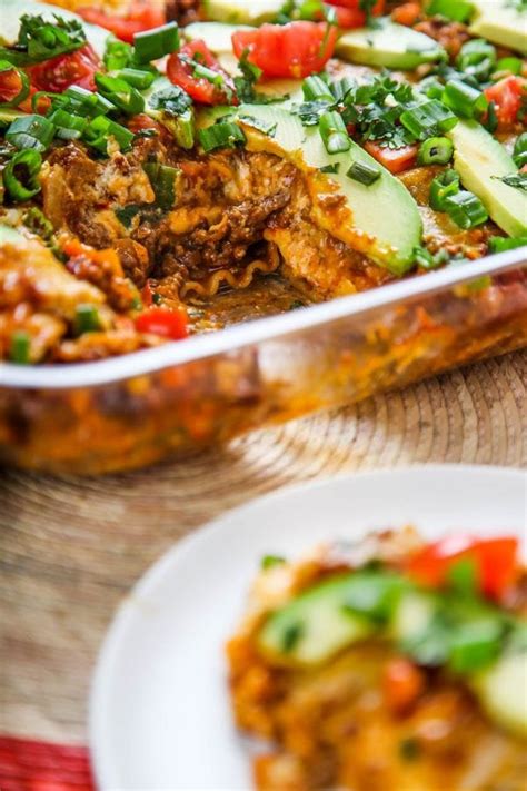 ultimate-cheesy-mexican-lasagna-baking-beauty image
