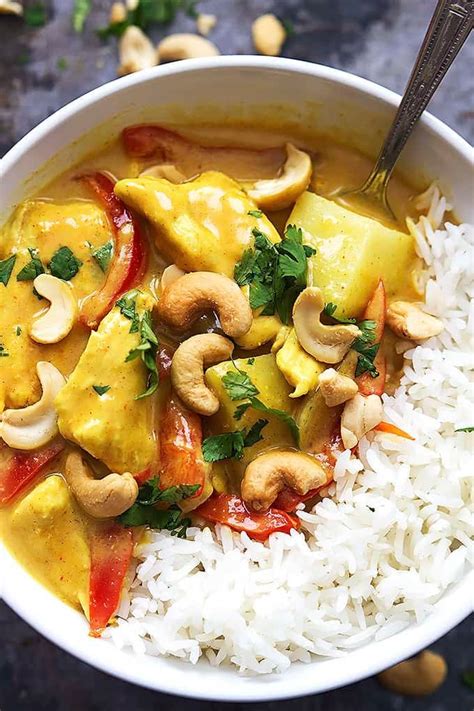 slow-cooker-coconut-curry-cashew-chicken image