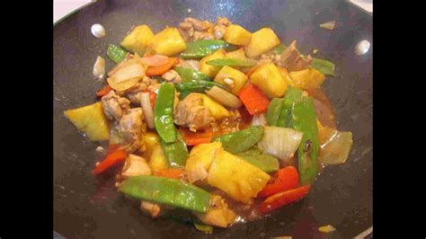 chinese-chicken-pineapple-stir-fry-with-rice image