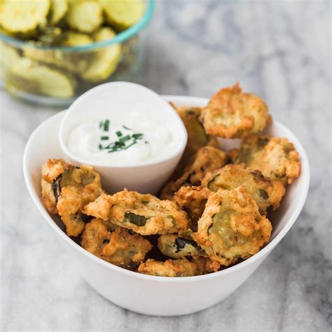 crunchy-and-sweet-deep-fried-pickles-recipe-april image