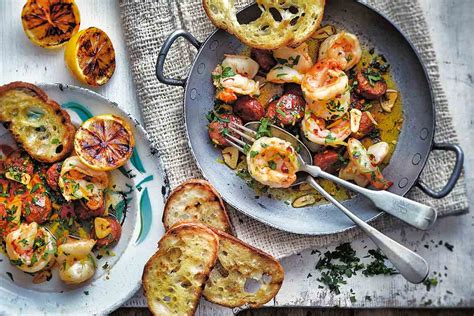shrimp-with-chorizo-recipe-leites-culinaria image