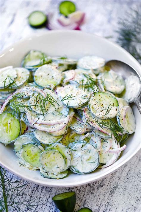 creamy-cucumber-salad-with-yogurt-and-dill-bowl-of image