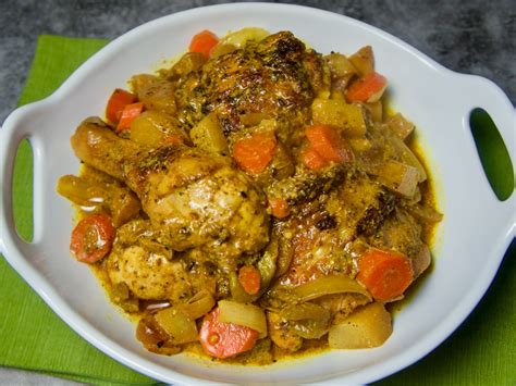 crispy-chicken-with-chayote-and-carrot-stew image