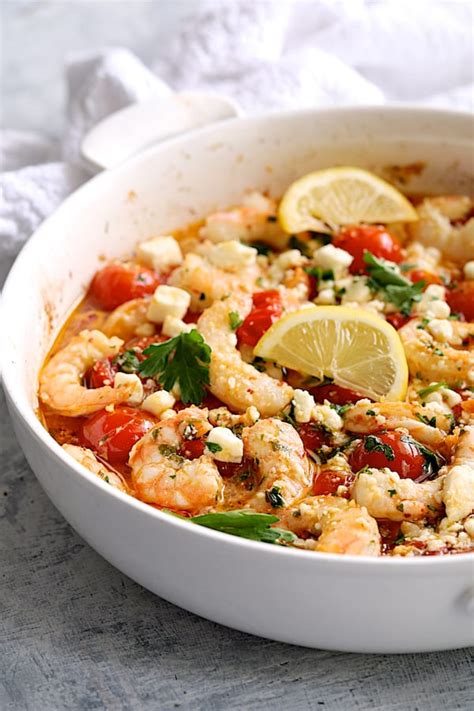 spicy-baked-shrimp-with-tomatoes-and-feta-cheese image