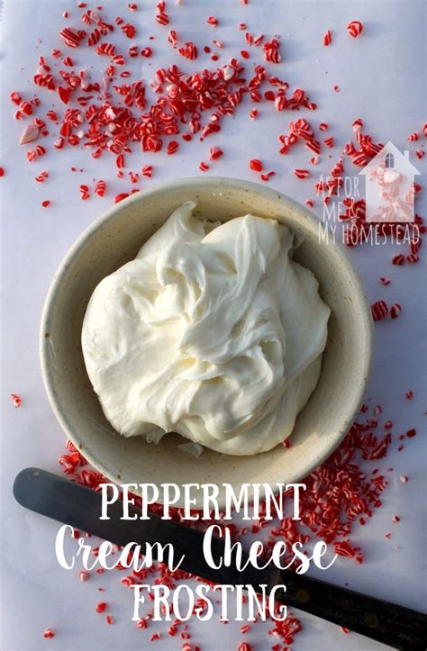 peppermint-cream-cheese-frosting-as-for-me-and-my-homestead image