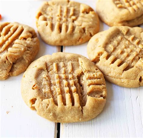 soft-chewy-peanut-butter-cookies-modern-honey image