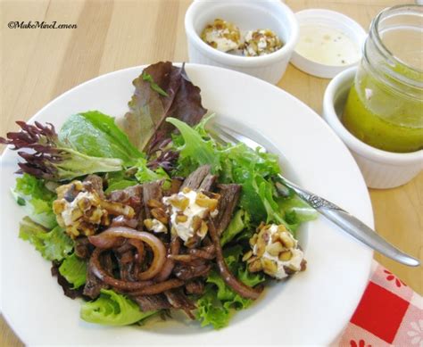 steak-salad-with-goat-cheese-red-onions-make image