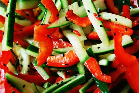 cucumber-red-pepper-salad-tasty-kitchen-a image