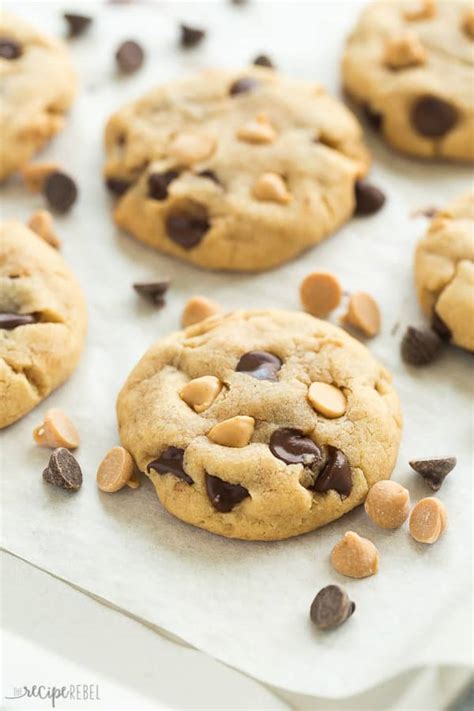 peanut-butter-chocolate-chip-cookies-the-recipe-rebel image