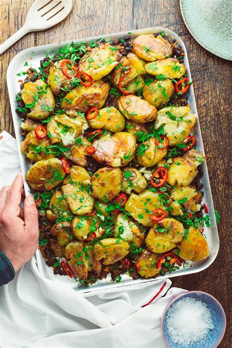 crunchy-roast-new-potatoes-with-black-beans-lowly image