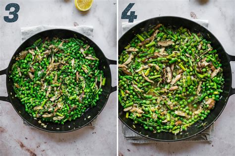 spring-vegetable-pasta-vegan-crowded-kitchen image