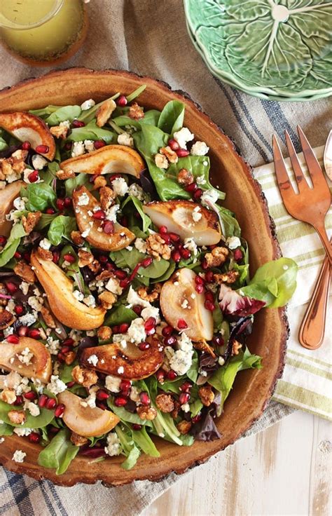 bourbon-roasted-pear-salad-with-gorgonzola-and image