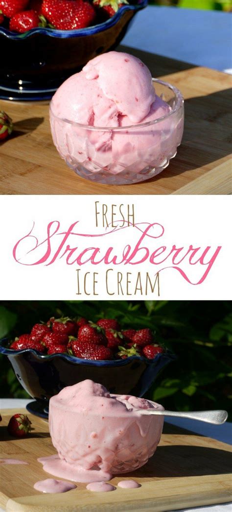 homemade-fresh-strawberry-ice-cream-egg-free image