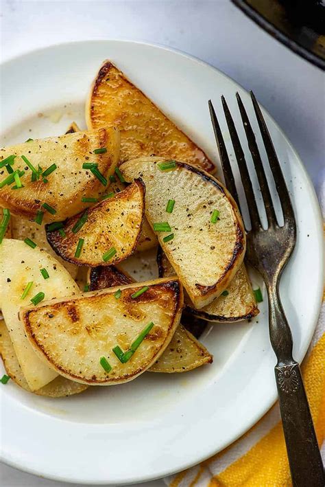 super-easy-pan-fried-turnip-wedges-low-carb-keto image
