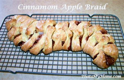 cinnamon-apple-braid-recipes-food-and-cooking image