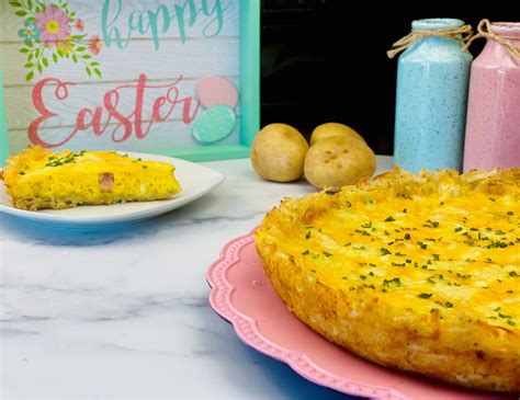 hash-brown-crusted-ham-and-cheese-quiche-potato image