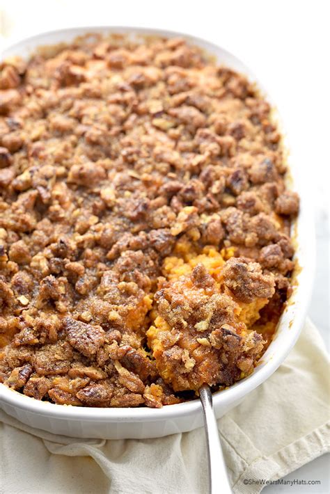 sweet-potato-casserole-recipe-with-pecan-topping image