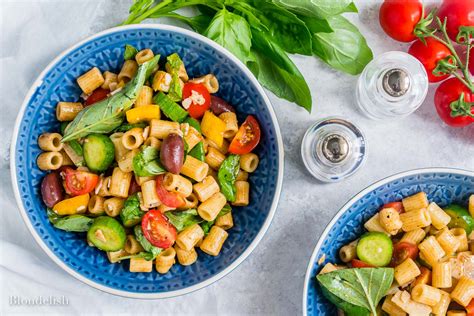 easy-mediterranean-pasta-salad-recipe-best-pasta image