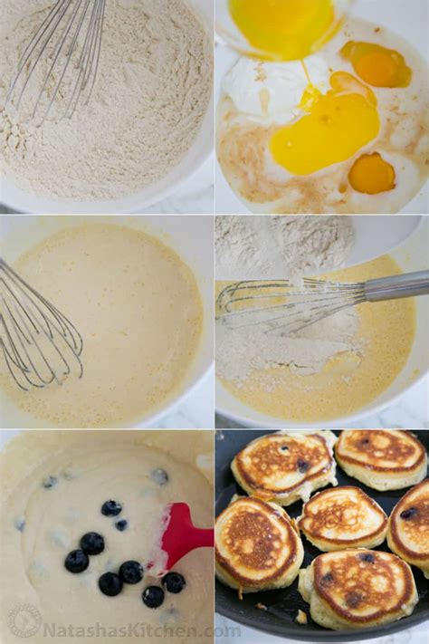 sour-cream-blueberry-pancakes image
