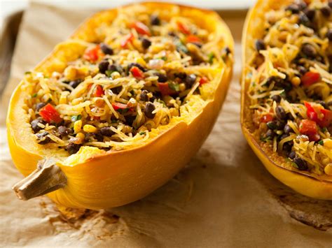 spicy-spaghetti-squash-with-black-beans-whole-foods image