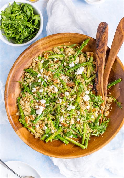 spring-quinoa-pea-asparagus-salad-a-saucy-kitchen image