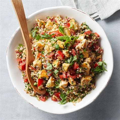 tabbouleh-with-pan-seared-chicken-eatingwell image