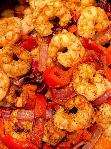 air-fryer-shrimp-fajitas-melanie-cooks image