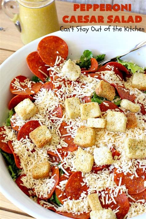 pepperoni-caesar-salad-cant-stay-out-of-the-kitchen image