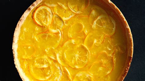 lemon-honey-tart-with-salted-shortbread-crust-bon image