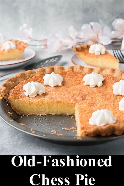 old-fashioned-chess-pie-little-sweet-baker image
