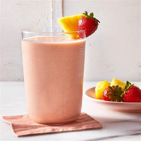 strawberry-pineapple-smoothie-recipe-eatingwell image