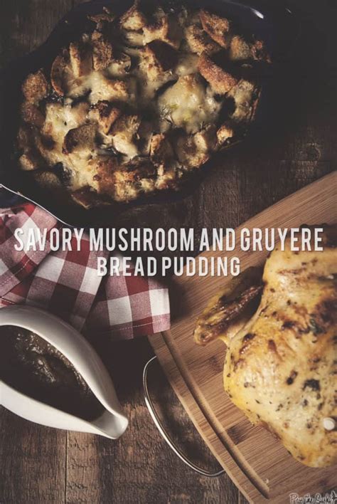 savory-mushroom-and-gruyere-bread-pudding image